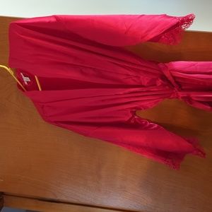 VS Long Silky Robe.  XL Hot Pink.   Never Worn.  Sale. Today.  SALE New Price